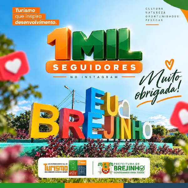 1 MIL SEGUIDORES NO INSTRAGAM